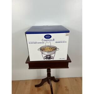 NWT Connoisseur 18/10 stainless steel 32.5 CM 4 Quart Chafing Dish